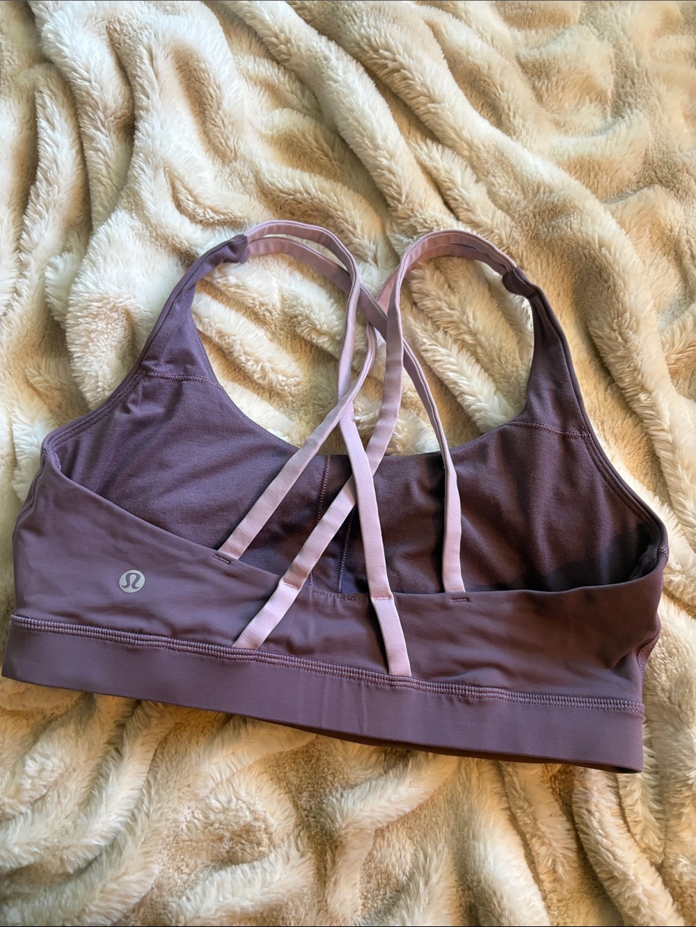 lululemon athletica Mauve Strappy Sports Bra
